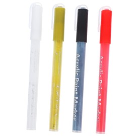 Ipetboom 4pcs Nail Art Pens Graffiti Dotting Liner Tools for Professional DIY Manicure Includes Gold for Creating Intricate Nail Designs Patterns