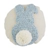 Mud Pie Easter Mini Hook Pillow, 8" x 8", Bunny