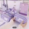 Large Pencil Case High Capacity Holder Box Storage bag Desk