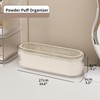 Clear Acrylic Makeup Brush Holder Organizer With Lid - Cosmetic