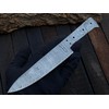 Jayger Handmade Kitchen Knife Blade | Damascus Steel | Heat