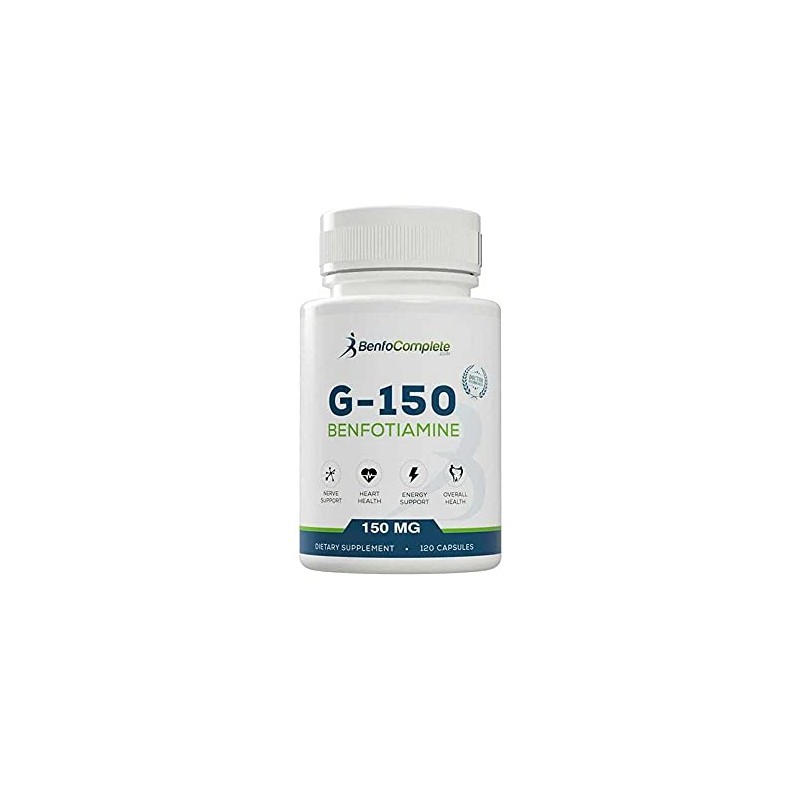 Benfotiamine 150mg 120 Gelatin Capsules Per Bottle