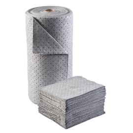 Brady SPC BPU100 15"x 17" Heavy Weight Economical Multi-Purpose Absorbent Pads - 100 ct