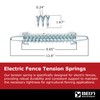 BEIYI 6 Pcs Tension Spring, High Tensile Electric Fence Spring