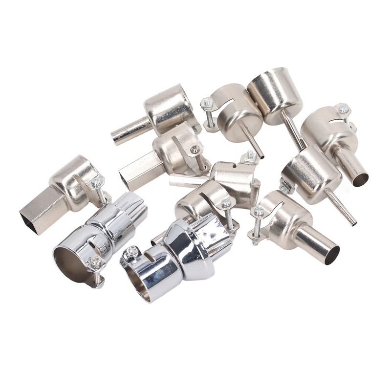 12Pcs Hot Air Gun Nozzle with Locking Screw Heat Gun