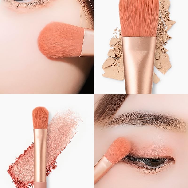 [ナカノヤ] NAKANOYA メイクブラシセット 1式 化粧 メイクアップ コスメ フェイス ブラシ 筆