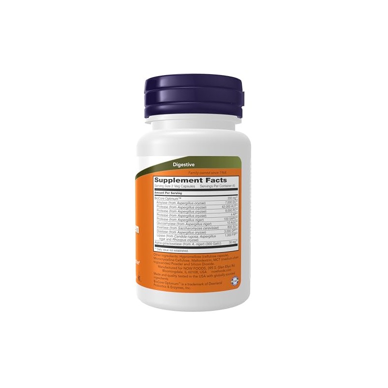Now Optimal Digestive System Veg Capsules
