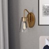 VAXCEL Beverly 1-Light 4.75 inch Wide Muted Brass Gold Transitional