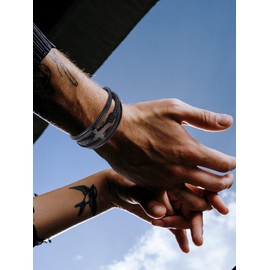 To My Son/Grandson/Brother/Dad/Boyfriend/Men Bracelet, Gifts for Teen Boys Men Inspirational Bracelet for Birthday Graduation Back to School Christmas Gifts Stocking Stuffers