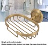 Soap Dish Wall Mounted Twisted Pattern Soap Holder Copper Stainless