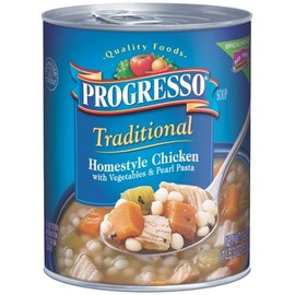 Progresso Homestyle Chicken with Vegetable and Pasta Soup, 19-Ounce (Pack of 6)
