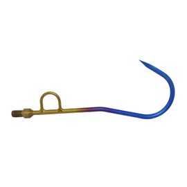 64 Titanium Large Triangle Pyramid Gaff Anodized Rainbow Ultra Light 6.5 oz