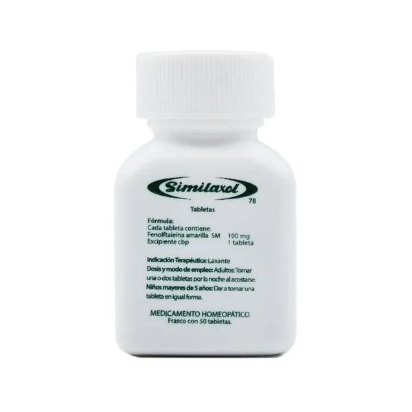 Similaxol 50 Tabletas - Laxante Homeopático para el Estreñimiento