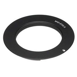 vhbw Adapter Ring Compatible with Canon EOS R, EOS RP - RF Bayonet to Lenses with M42 Thread Black