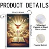Nuxovilar Christian Faith Garden Flag 12X18 IN Double Sided Bible,