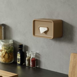 ideaco Compact Tissue Case, Soil, Wall Mounted, Includes Magnet