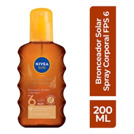 Aceite Bronceador Nivea Sun Fps6 200ml