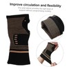Healeved 2 Pairs High Elastic Wristband Cycling Gloves Compression Wrist