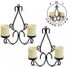 GiveU 3 in 1 Lighting Chandelier with 4pcs Battery Operated
