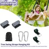Roczential Tree Swing Hanging Straps, 1.5M/5ft Hammock Tree Straps Kit