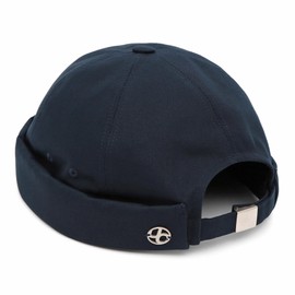 UNDERCONTROL - Gorra de reloj coreana de algodón ajustable extragrande sin bordes para cabeza grande, talla grande, tamaño grande, color negro, marino, Large-X-Large