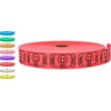 Tacticai 2000 Raffle Tickets, Smile, Red (8 Color Selection), Single