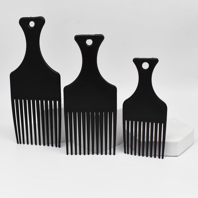 Afro Hair Comb Smooth and Stable Wide Teeth Plastic Styling