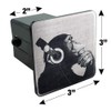 GRAPHICS & MORE Headphone Chimp Monkey Wall Tow Trailer Hitch