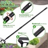 Nicecho Garden Cultivator Weed Stirrup Hula Hoe Rake with 37"~62"