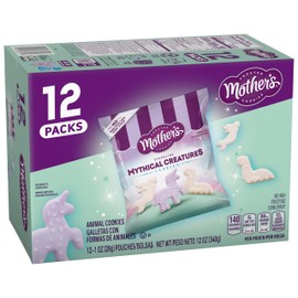 Mother's Sparkling Mythical Creatures Cookies, 1 oz Individual Bags, 12 Count