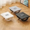Desk Chair Foot Rest Acupressure Footrest Swing Foot Stool M12864 White