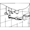 Cornat plumber's snake with crank and clamp, diameter: 6 mm