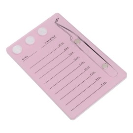 Paleta Acrílica Con Imán; Soporte Para Aplicación Pestañas