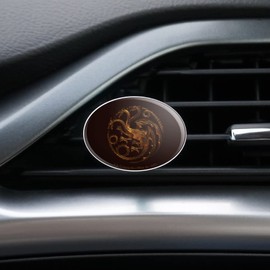 GRAPHICS & MORE House of The Dragon Bronze Targaryen Sigil Car Air Freshener Vent Clip