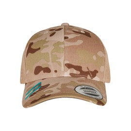 Flexfit Unisex 6606MC-Retro Trucker Baseball Cap, Multicam arid/tan, one Size