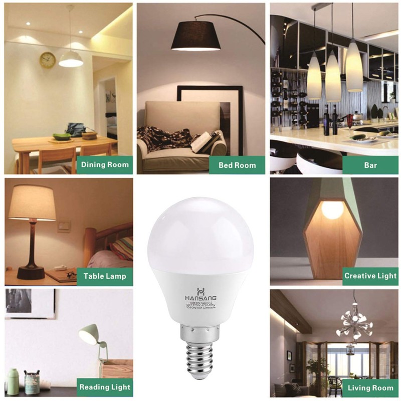 Ceiling Fan Light Bulb E12 LED Bulb 4000K Natural Daylight