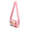 Kids Single Shoulder Camera Bag DIY Cartoon Decors Shock Absorbing