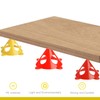BQWanFA 20Pcs Paint Pyramid Stands,Cone Canvas and Cabinet Door Riser,Door