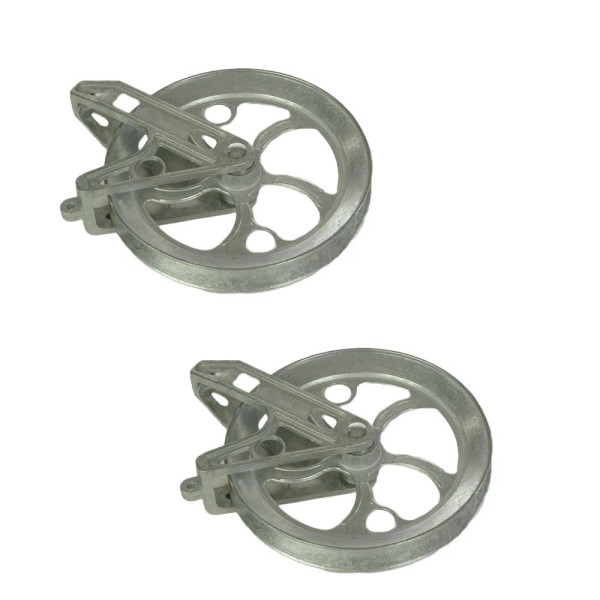 Ben-Mor Inc Laundry Clothesline Pulley Wheel Rustproof Zinc 6 1/2"