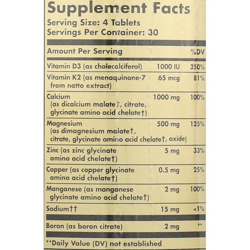 Solgar Advanced Calcium Complex 120 Tablets**