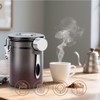 Coffee Canister Airtight Storage Container Stainless Steel Coffee Jar with