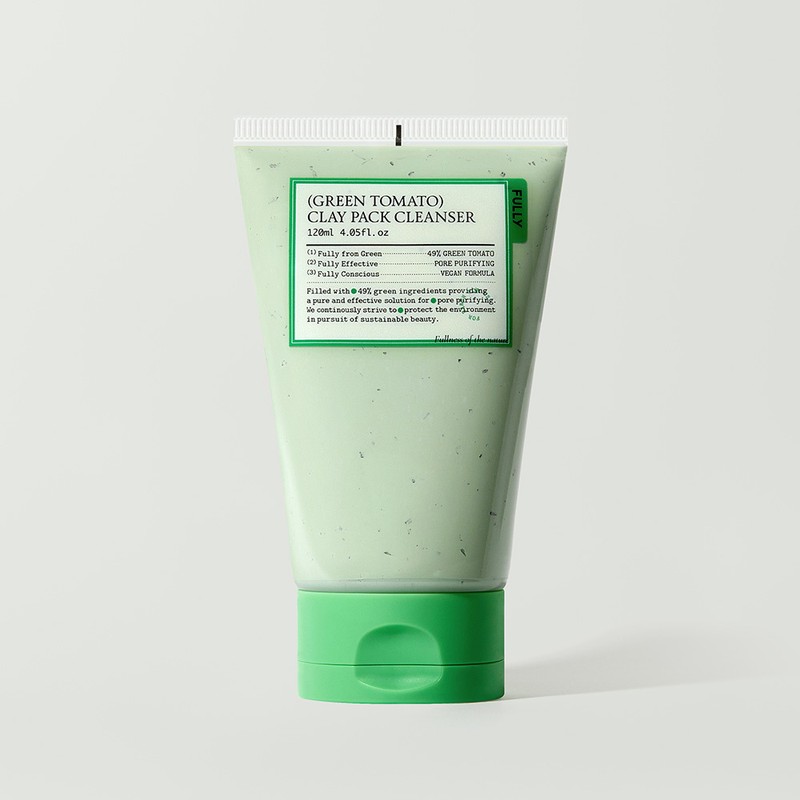 fully Green Tomato Clay Pack Cleanser 120ml - fully Green
