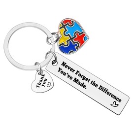 Ximalun Autism Awareness Gifts Autism Teacher Appreciation Gifts Special Education Teacher Gift ABA Therapist Thank You Gift Autism Awareness Month Gift Retirement Gift for Autism Teacher