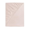 Ev Dekor King Size Fitted Sheet Blush,Pink - Deep Pocket
