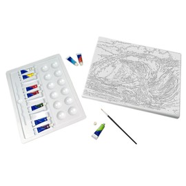 Royal & Langnickel Painting by Numbers Large Canvas Painting Set, Dolphins and Surf