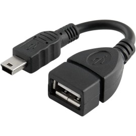 Unbranded/Generic New Mini USB OTG Cable for Digital Cameras USB A Female to Mini USB B 5 Pin Male