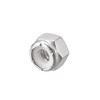 TA-VIGOR 25Pcs 1/4-20UNC Nylon Hex Lock Nuts, 304 Stainless Steel