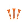 SUBETTI Golf Tee Orange Short 3 Pack Svetti PROFESSIONAL TEE