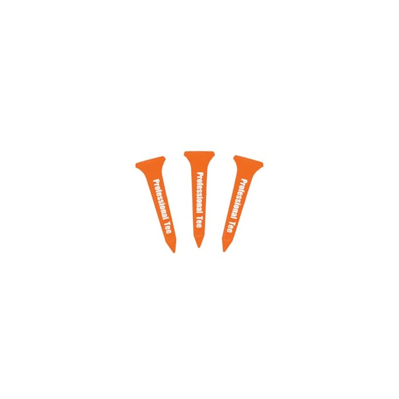 SUBETTI Golf Tee Orange Short 3 Pack Svetti PROFESSIONAL TEE