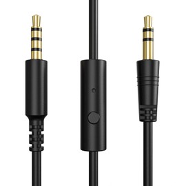 OneOdio Aux Cable 3.5mm for Pro10, Pro 30, Pro 50 Headphones 1.2m Black